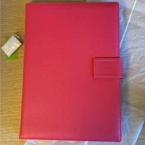Things Remembered Pebble Grain Journal- LARGE- pink NEW IN BOX
